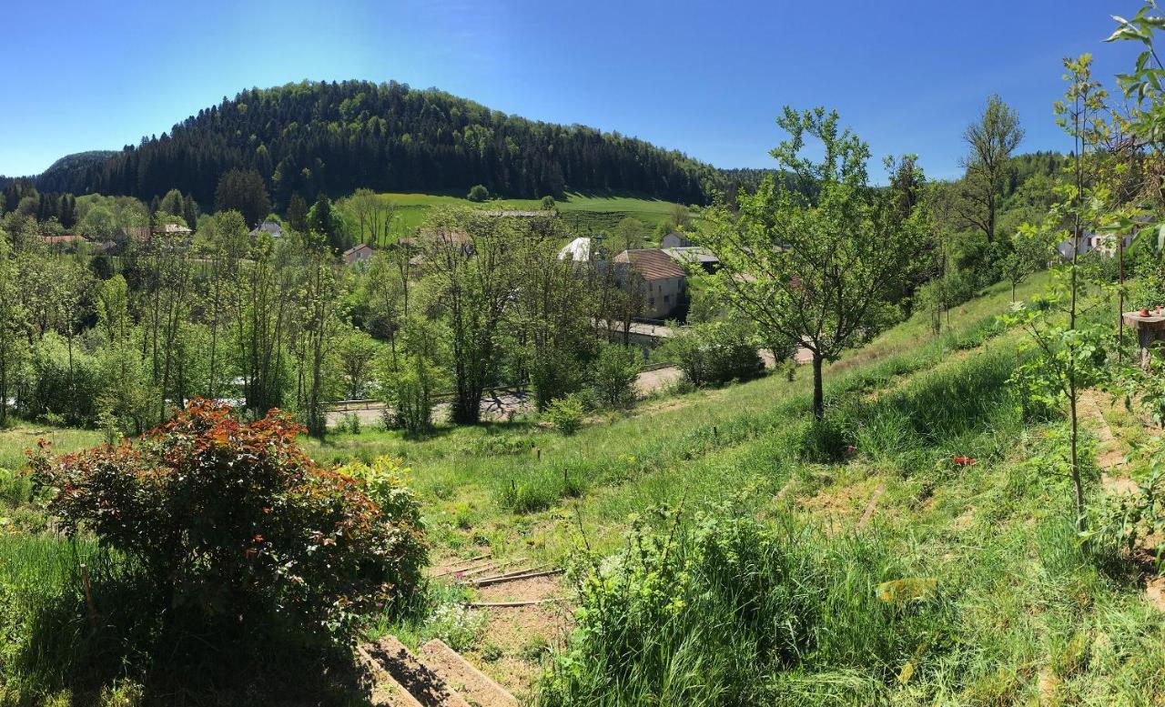 Le Repaire Des Belettes Lägenhet Chaux-des-Crotenay Exteriör bild
